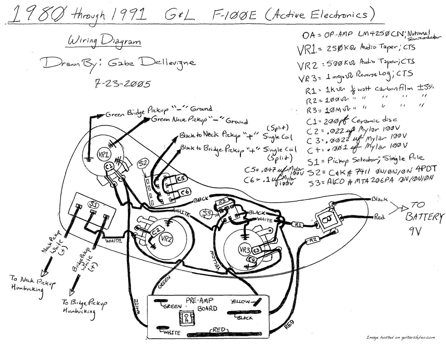 F-100-E_Wiring_Diagram (hand drawn)