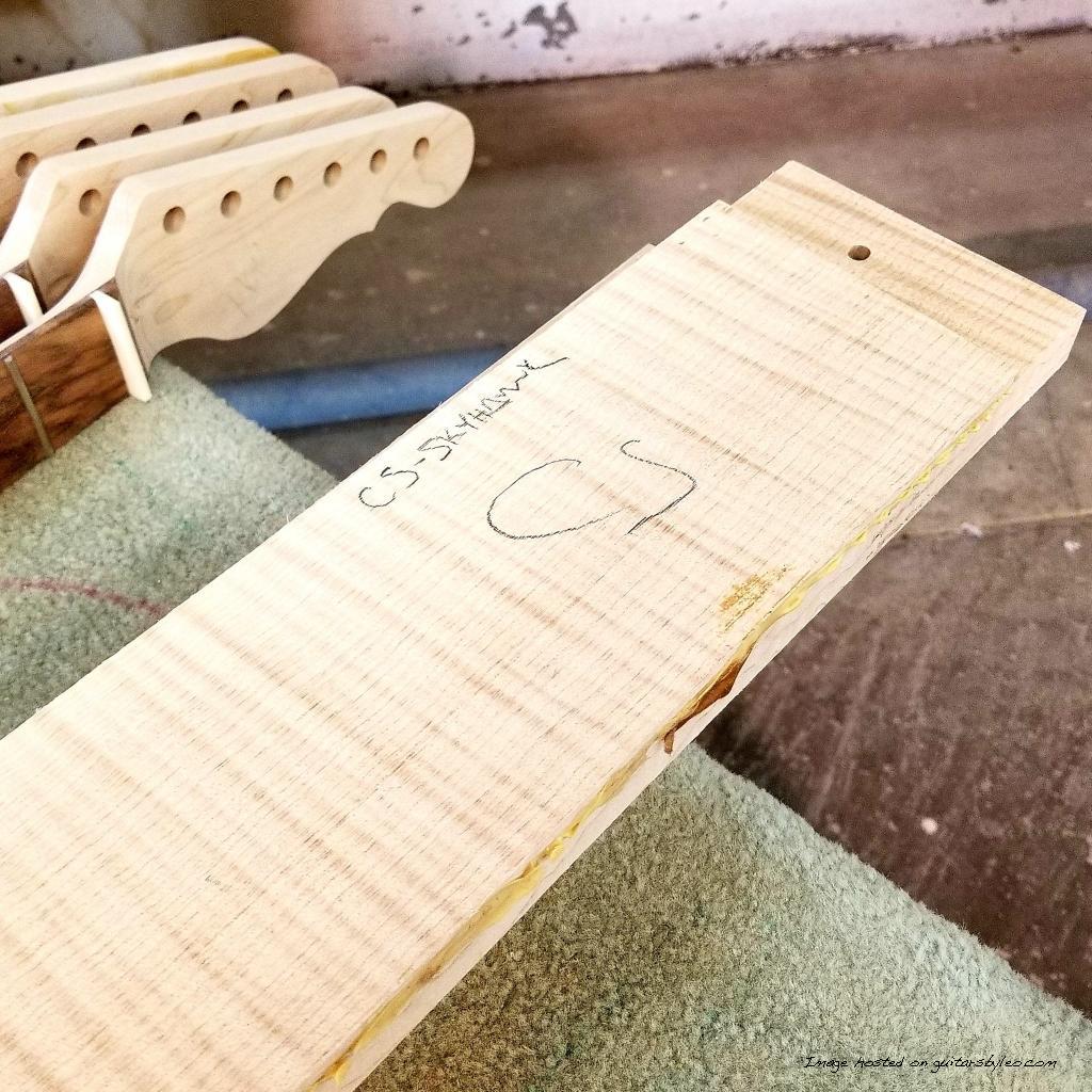  5A Maple neck blank for a very special CS Skyhawk