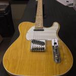 AC in Lemon Drop on Swamp Ash top white binding