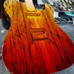 Fire Fade over Spalted Maple top