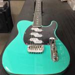 Belair Green Z-3 with Ebony fretboard on bound neck