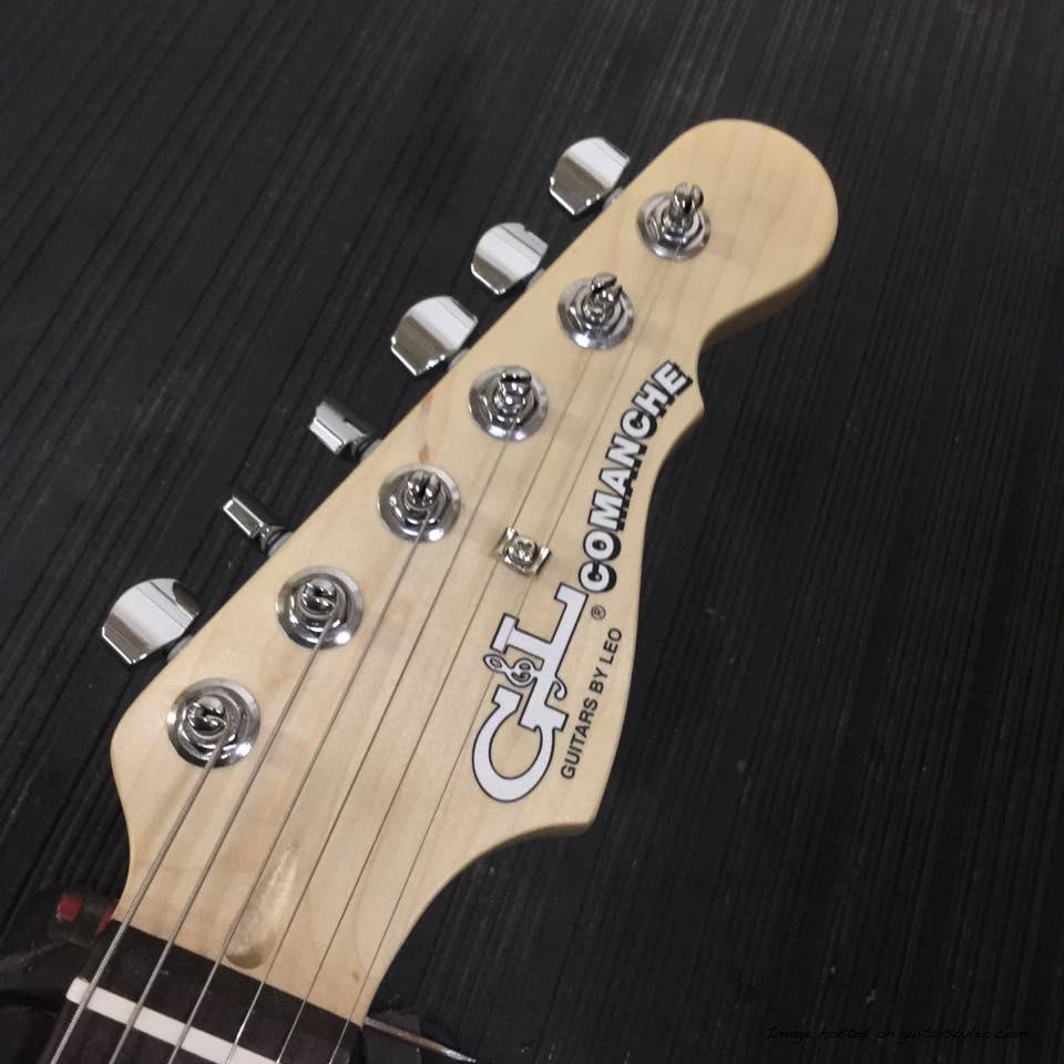 Comanche headstock with Clear Satin neck finish