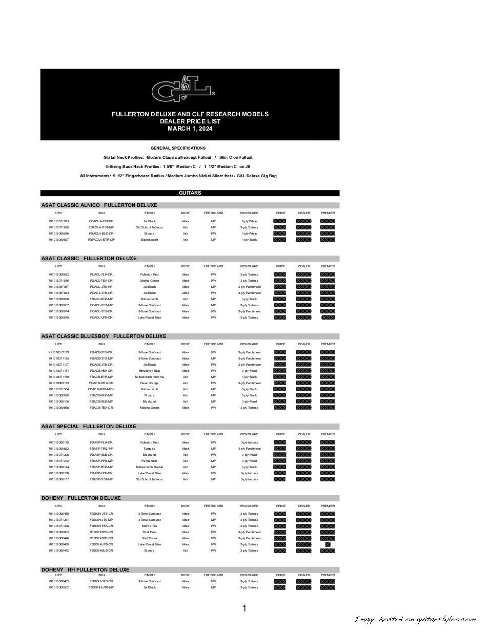 2024 Price lists (Rev9E)- Domestic FD CLFR 3-1-24-REDACTED