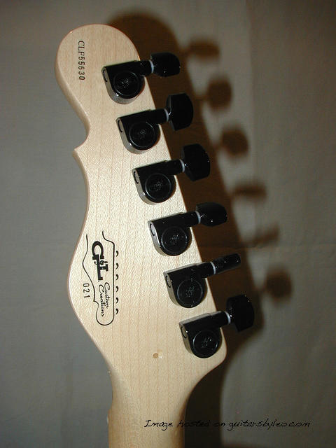 G L C L F Centennial headstock back