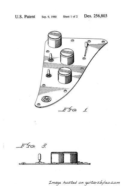 Control panel for an electric guitar or 2 2
