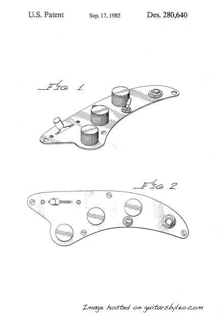 Control panel for an electric guitar or 2