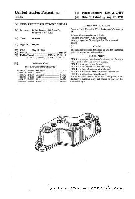 Pick up unit for electronic guitars1