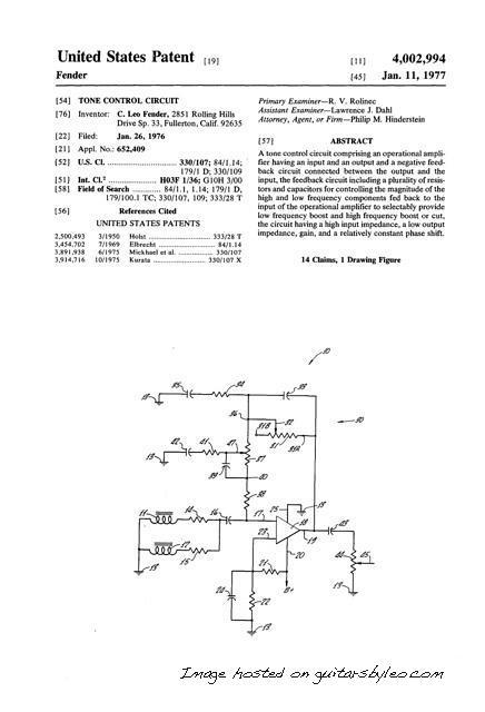 Tone control circuit1