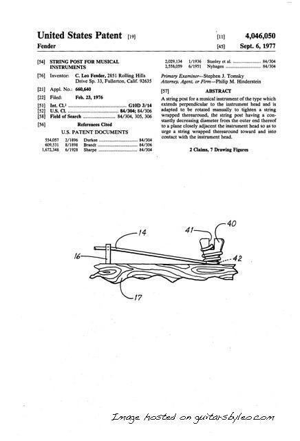 String post for musical instruments1