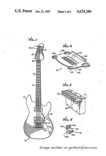 Tuning system for vibrato guitar with st 2 2