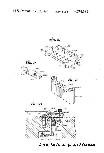 Tuning system for vibrato guitar with st 2 5