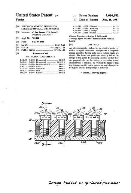 Electromagnetic pickup for stringed musi 2 1