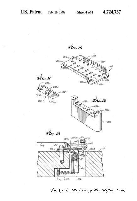 Tuning system for vibrato guitar with st5