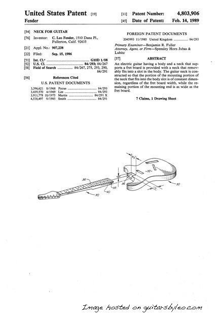 Neck for guitar1