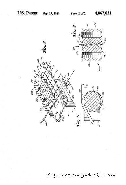 Saddle assembly for guitar vibrato unit3