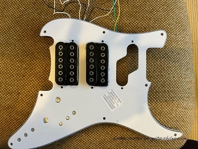 In progress S-500 pickguard