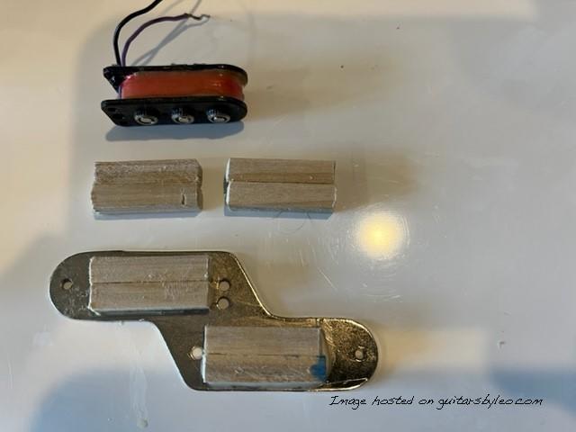 Shims to replace the bar magnets 