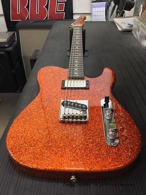 ASBB no guard in Orange Metal Flake