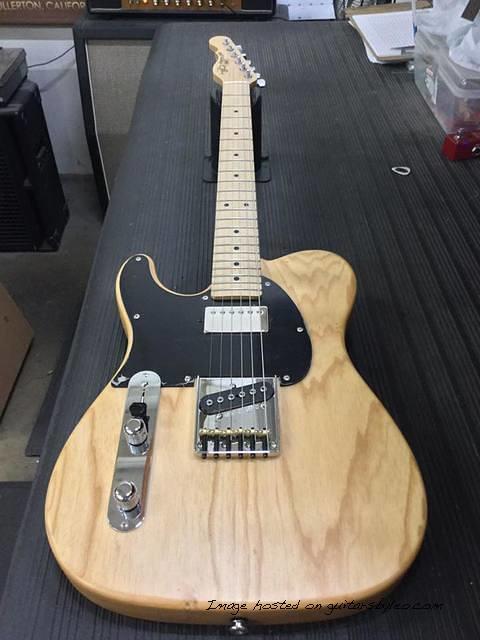 Lefty AC BB in Natural Frost over swamp ash