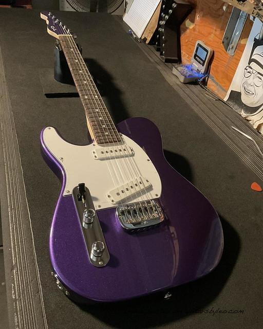 Lefty ASAT Special in Royal Purple Metallic over alder