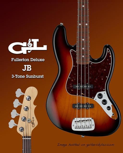 Fullerton Deluxe JB in 3-Tone Sunburst Banner