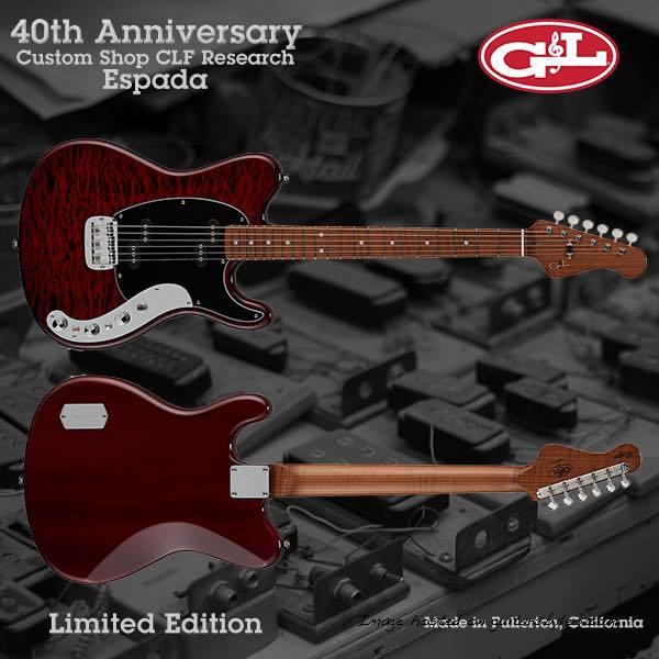 40th Anniversary Custom Shop Espada banner