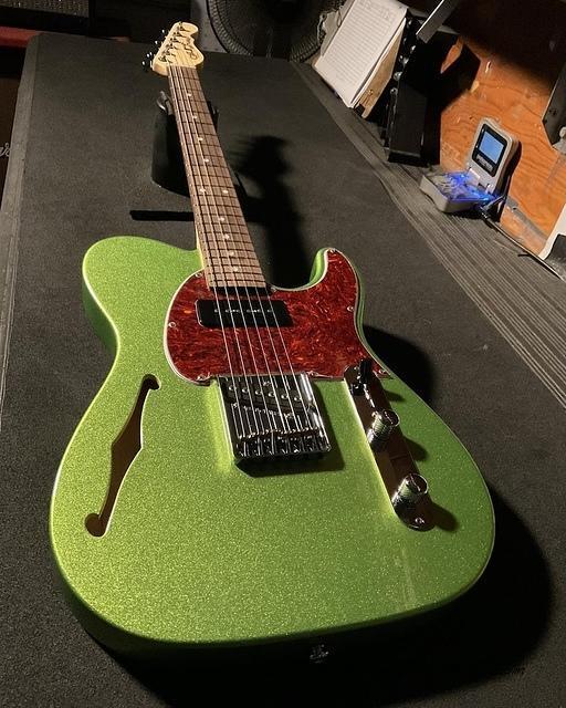 ASAT Classic Bluesboy 90 Semi-Hollow in Margarita Metallic over swamp ash