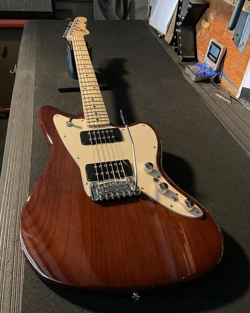 CLF Doheny V12 in Whiskey over swamp ash