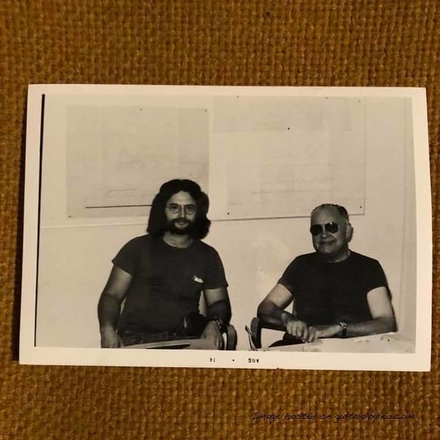 August 74 hangin out with Leo Fender