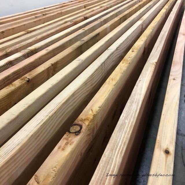 Bob s back with more wood for the stage Construction starts on Monday and I m psyched 