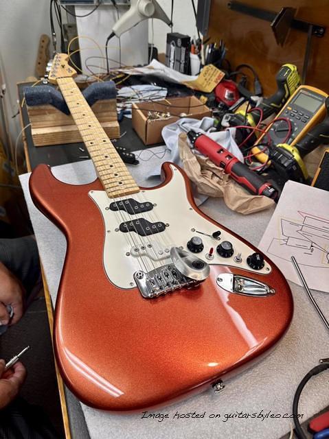 Brother John s pickup is installed and ready for testing-3