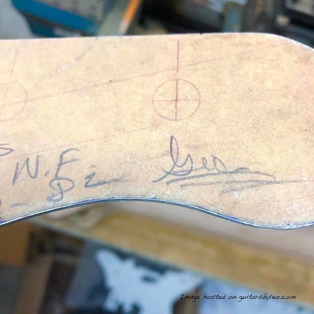 George Fullerton s 1982 slim CLF headstock shape-3
