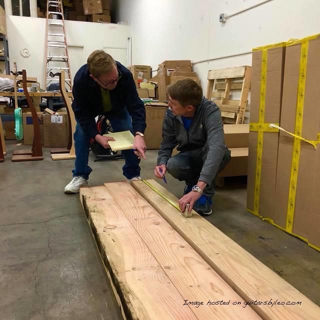 Johnny and I geeking out on the start of our new stage in Leo s Lounge