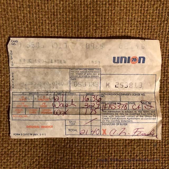 Leo Fender s receipt 001