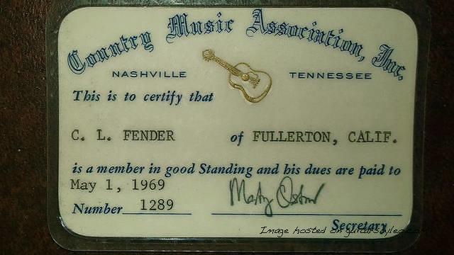 Leo s CMA Country Music Association Card