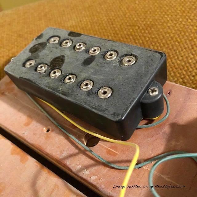 Leo s prototype MFD humbuckers constructed under Stingray guitar covers-3