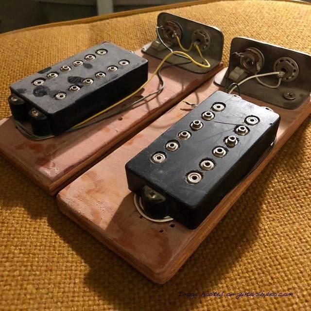 Leo s prototype MFD humbuckers constructed under Stingray guitar covers-4