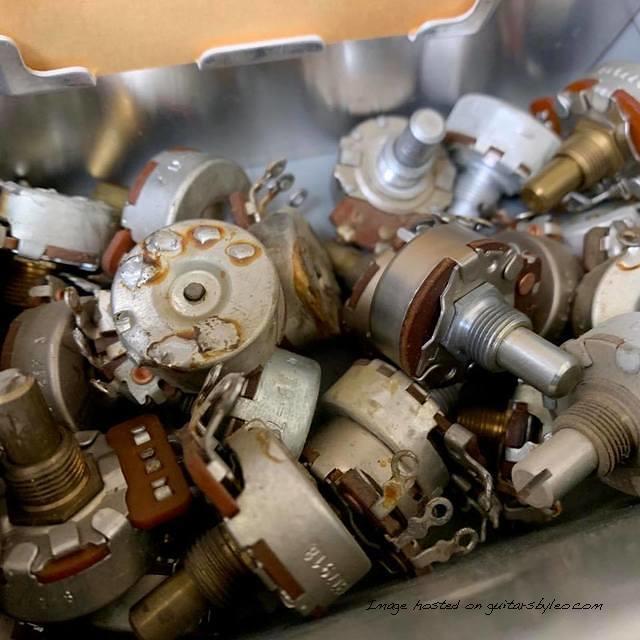 Many of the pots in Leo s laboratory parts bins are used-2