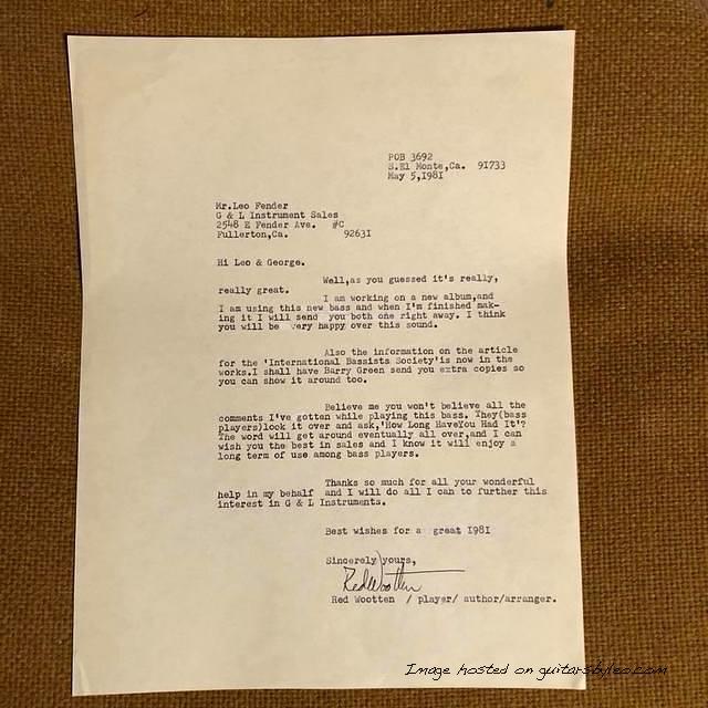 May 5 1981 - Red Wootten wrote to Leo and George-2