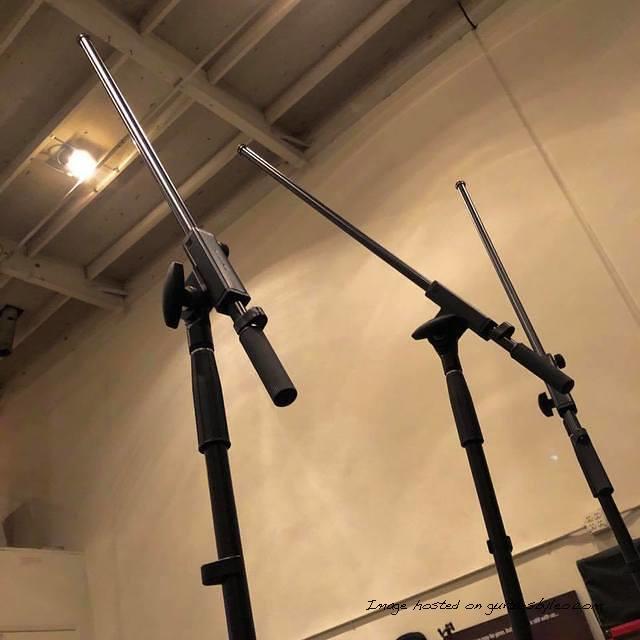 Mic stands received Now let s gets some mics in here dammit
