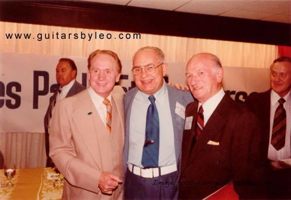 NAMM 1977- Les Paul Leo Fender and I believe Norton Stevens