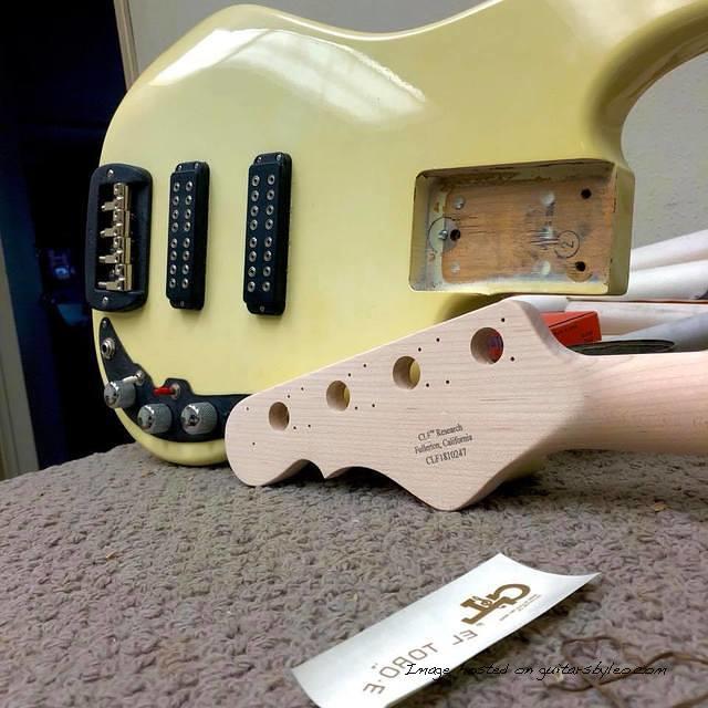 Project El Toro s neck is ready for paint