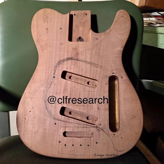 Telecaster body shape