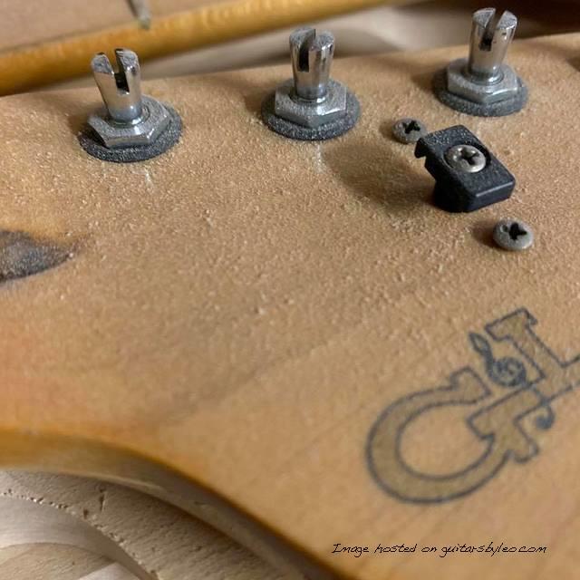 he original necks from #projectwunkayrehab and #projectpossmachine hangin in the Woodshop for reference2