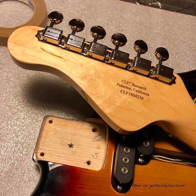 hese Kluson tuners bring in the period vibe so nicely