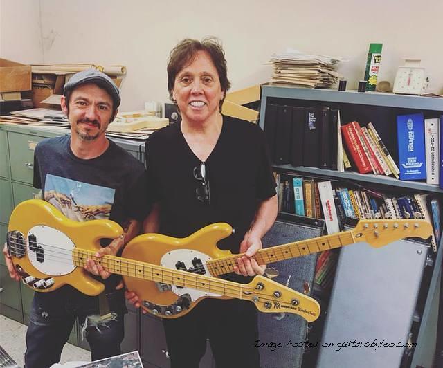 member of The Doobie Brothers John McFee and session and touring bassist Pancho Tomaselli