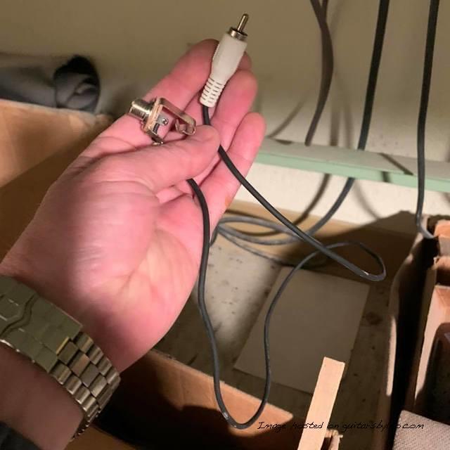 needed an adapter from RCA to 1 4 -1
