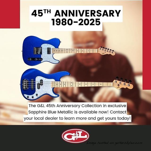 45th G&L Anniversary banner