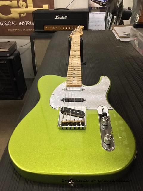 ASAT Classic S Alnico in Margarita Metallic over empress