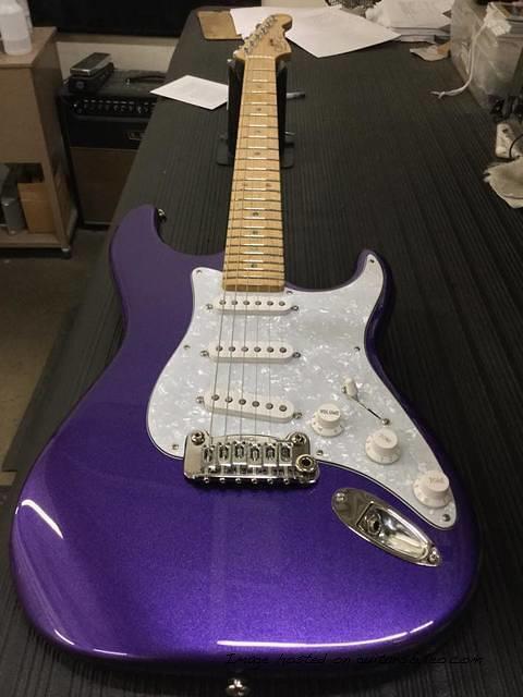 Legacy in Royal Purple Metallic birdseye maple fb 001